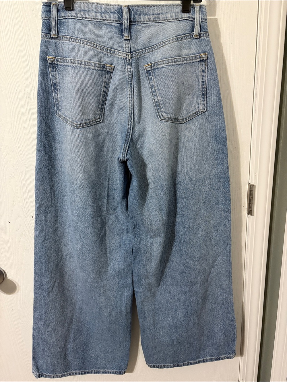 NWOT GAP Baggy Mid-Rise Ultra Denim Soft Light Wash Jeans Y2K 90s Size 25/0 - Picture 7 of 10